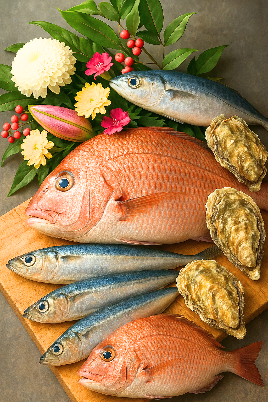 上尾の居酒屋 ただの新鮮な魚介類